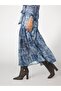 Long printed Georgette dress - 2
