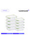 Fresh Oven-Safe Glass Rectangular Food Container 8-Piece Set with Airtight Leakproof Lids - 2