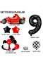 9 Year Old Race Car Themed Birthday Party Celebration Balloon Set - 3