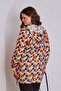 منقوش D منسدل K بغطاء رأس سترة - 7