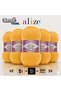 Cotton Gold Yarn - 216 Mimoza - 5-Pack - Cotton Acrylic - Suitable for Amigurumi and Cardigan Knitting
