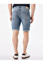 Cotton Regular Waist Pocket Slim Fit Jean Shorts - 4
