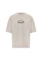 Washable Oversize T-Shirt with Pre-Washed Printed Text