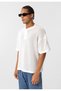 Basic Oversize Button Collar T-Shirt - 3
