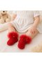 Baby Girl Tulle Detailed 3-Piece Short Socks Set - 4