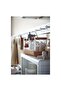 5-Piece Bathroom Set - Glass Bathroom Organization Set with Mushroom Lid and Stand - 3