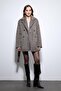 Brown Short Faux Fur Coat - 4