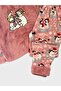 Girl's Cute Penguins Patterned Long Sleeve Winter Fleece Pajama Set - 6