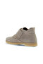 Beige Suede Women's Flat Boots 01Wt3312 - 5