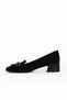 Black Suede Women's Heeled Shoes 33Wa7711 - 4
