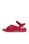 Fuchsia Leather Women's Flat Sandals 01Wy2901 - 4