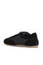 Black Leather-Suede Women's Flat Shoes 01We6700 - 4
