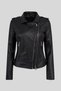 Derije Diana Genuine Jumbo Leather Women's Black Jacket - 2