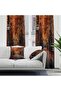Autumn Tree Road Landscape Digital Printing Single Wing Fon Curtain - 4