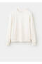 Pamuklu soft-touch iç yüzeyli sweatshirt - 3
