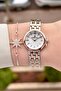 Rose Silver Color 25 mm Women's Wristwatch with Gift Packaging - 3