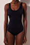 Basic Sports Black Swimsuit - 2