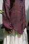 Lyra Oversize Burgundy Shirt - 8