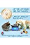 2L Cat Water Fountain, Automatic Pet Waterer with LED Light & 3 Flow Designs, Quiet - 2