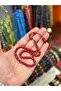 Master Signed Ankle-Length Crimped Amber Prayer Beads - 3