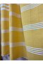 Hand-Woven Organic Cotton Yellow Beach Peshtemal 90x190 - 4