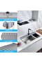 30 Inch Silicone Faucet Mat, Waterproof Splash Guard Draining Mat for Kitchen & Bathroom Sink - 3