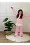 Pink Striped Knitwear Set - 4