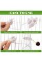12-Piece Bird Cage Clips, Plastic Food Holder for Treats, Parrot Fruit Vegetable Feeder - 3