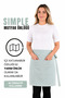 Simple kitchen apron with adjustable strap - 7