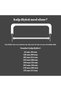 Zen Wooden Furniture Cabinet Handle 192 mm Wood Color - 6