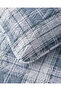 Static Check Multi-Purpose Single Bedspread Set Gray - 4
