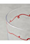 Ribbon Joy Glass 2-Piece Glass 380 ml Red - Green - 4
