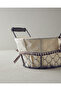 Aluna Metal Bread Basket Beige - 3