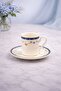 2-Person Porcelain Flower Branch Coffee Cup Set 90ml - 3