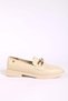 Women's Stone Detailed Loafer Shoes Beige Skin