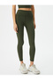 High Waist Yoga Tights Warm Soft Textured - 3