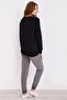 Smile Black Women's Long Sleeve Pajama Set - 5