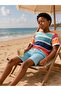Colorful Wave T-Shirt for 6-9 Years Old - Off-White