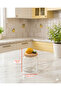 Vacuum Glass Jar Set with Bamboo Lids (3 Pieces, 500 ml) Lemon Detail - 3