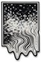 Sdt Black Gray Tones Checkered Puzzle Wavy Patterned Woven Base Modern Decorative Carpet Sdt52