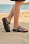 Black Silver Zx Glitter Full Name Women's Slippers 22Zx004 - 2