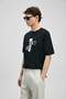 Carl Modern Graphic Tee Black - 4