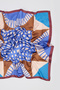 Patterned Medium Size Satin Scarf Lush - 4