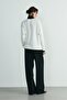 Ecru Caroline Basic Thin Sweater - 4