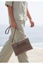Women's Clutch & Portfolio Crossbody Hand and Shoulder Bag Sonira Mink Suede - 3