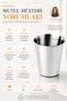 Set of 6 Stainless Steel Cups 210 Ml, Unbreakable Lightweight Camping & Picnic Cup, Outdoor Steel Mug 721504 - 4