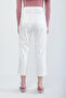 Women's Lycra Flexible Slim Fit Trousers - 8