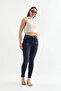 Women's Dark Blue Slim-Fit Jeans - 4
