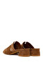 Women's Mink Thick Heeled Suede Leather Slippers 26Sfd141210 - 7