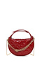 Women's Red Long Strap Quilted Mini Evening Dress Bag 26Pbd2466Kp